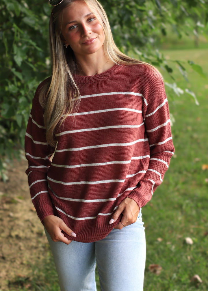 Fireside Stripe Tunic Sweater