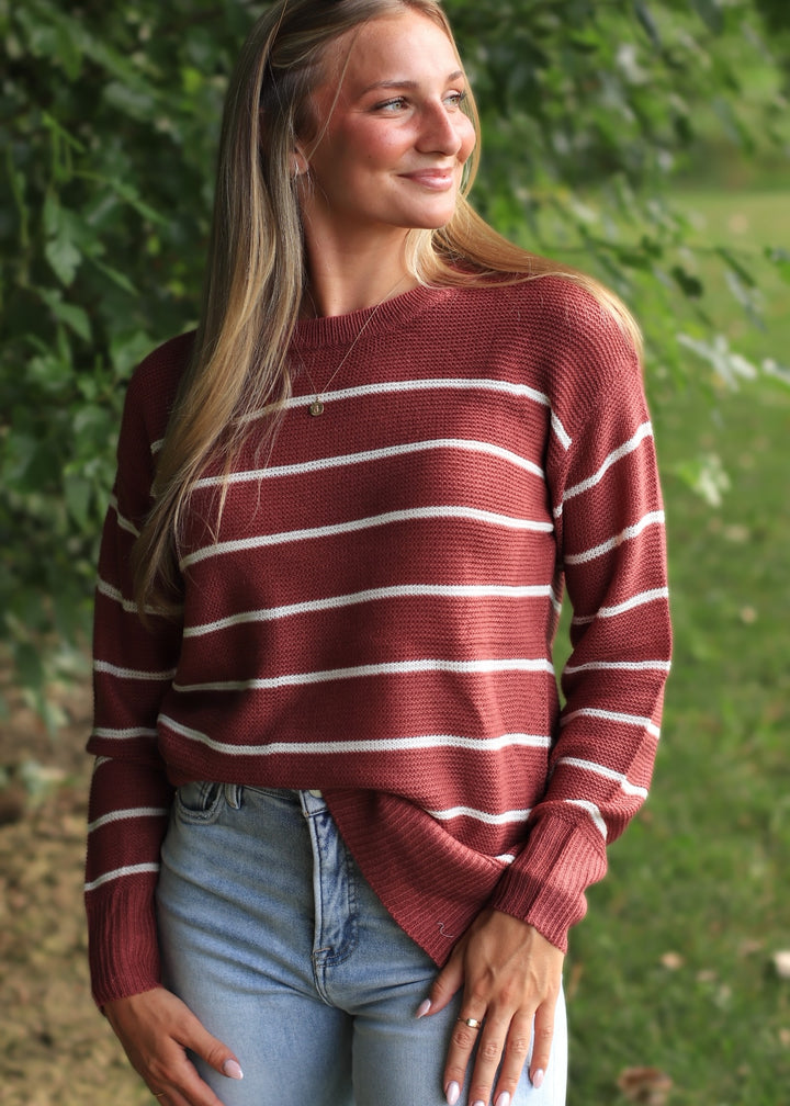 Fireside Stripe Tunic Sweater