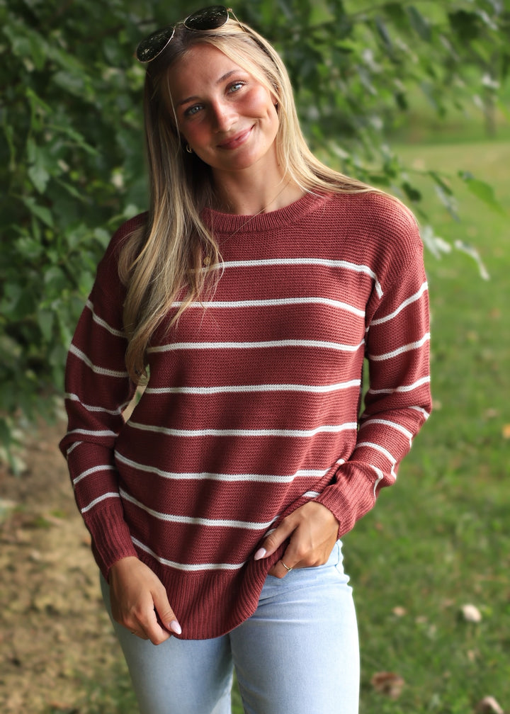 Fireside Stripe Tunic Sweater
