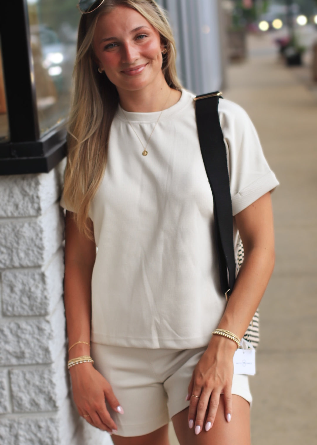 Luxe Rib Lounge Shorts