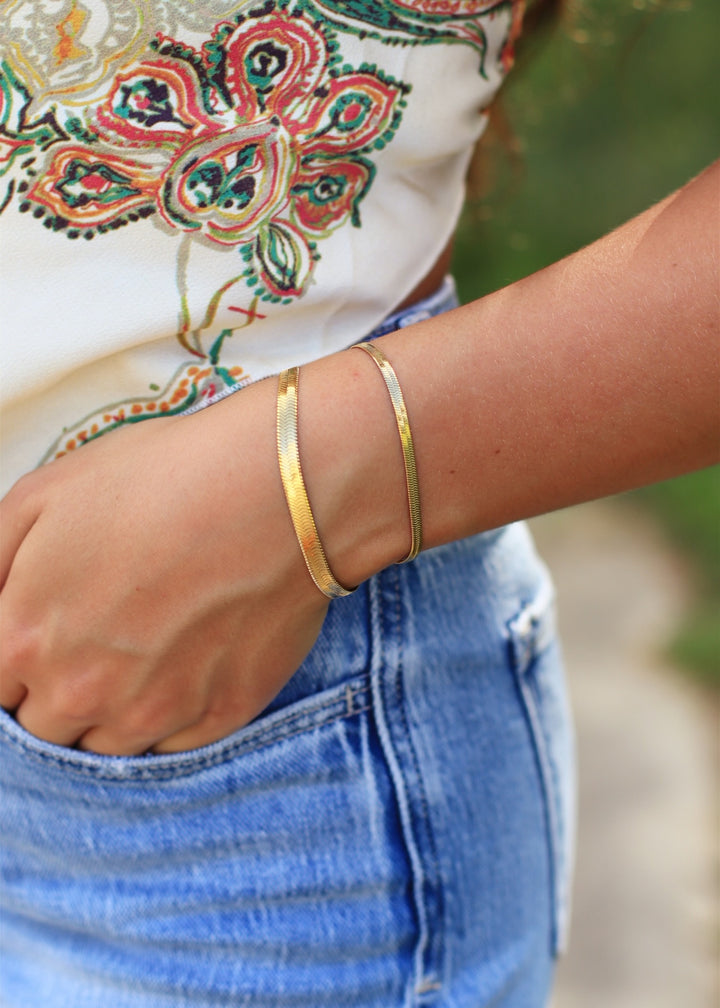 Signature Gold Herringbone Chain