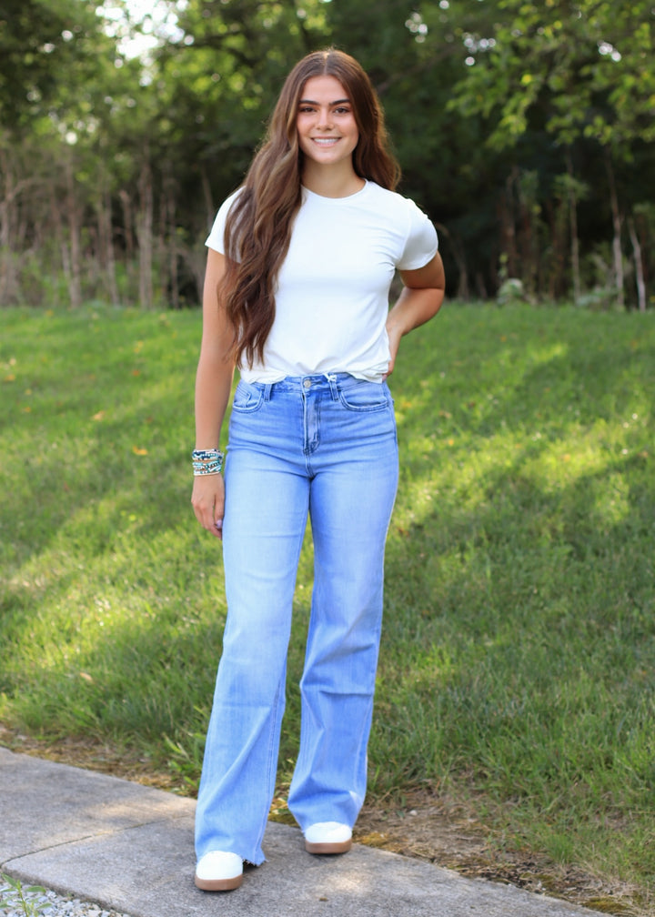 Work Song Super High Rise Wide Leg Denim