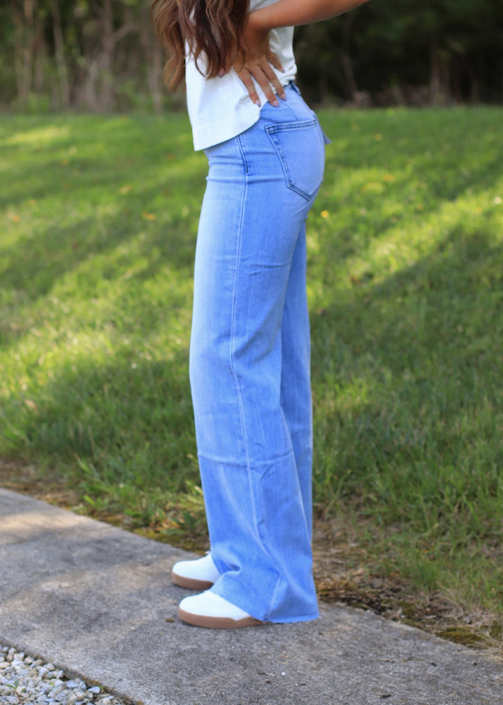 Work Song Super High Rise Wide Leg Denim