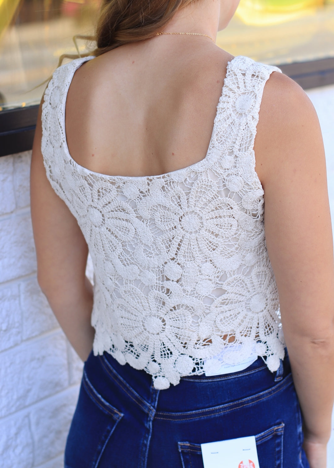 Sunpetal Crochet Tank