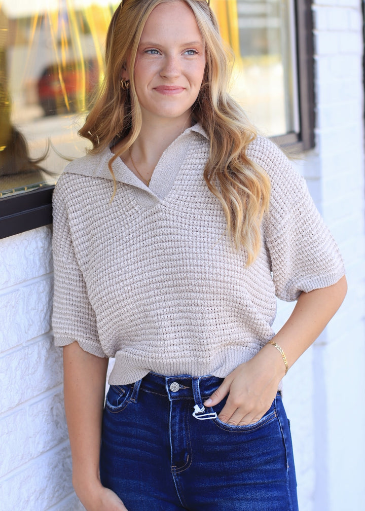 The Biscotti Knit Top