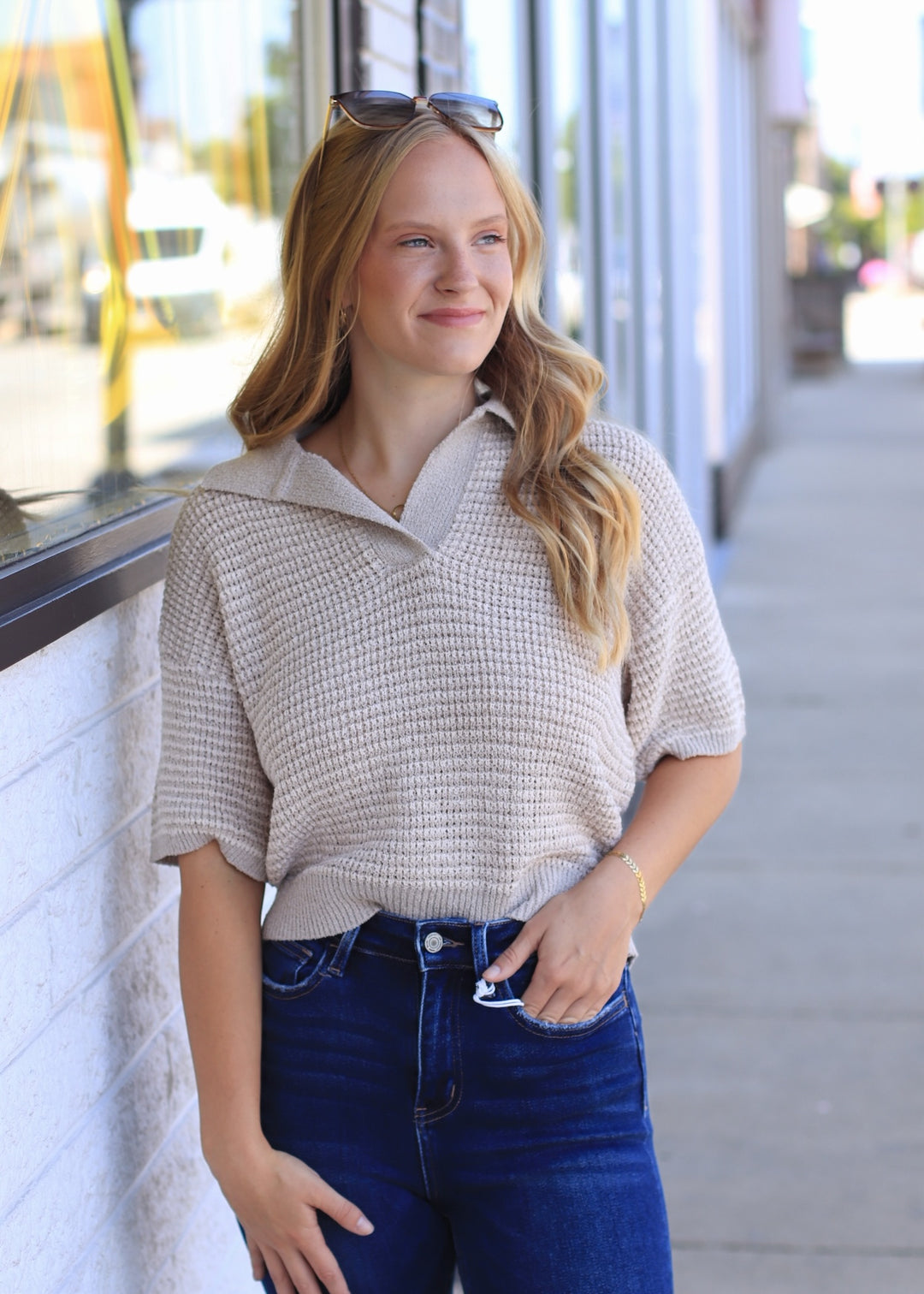 The Biscotti Knit Top