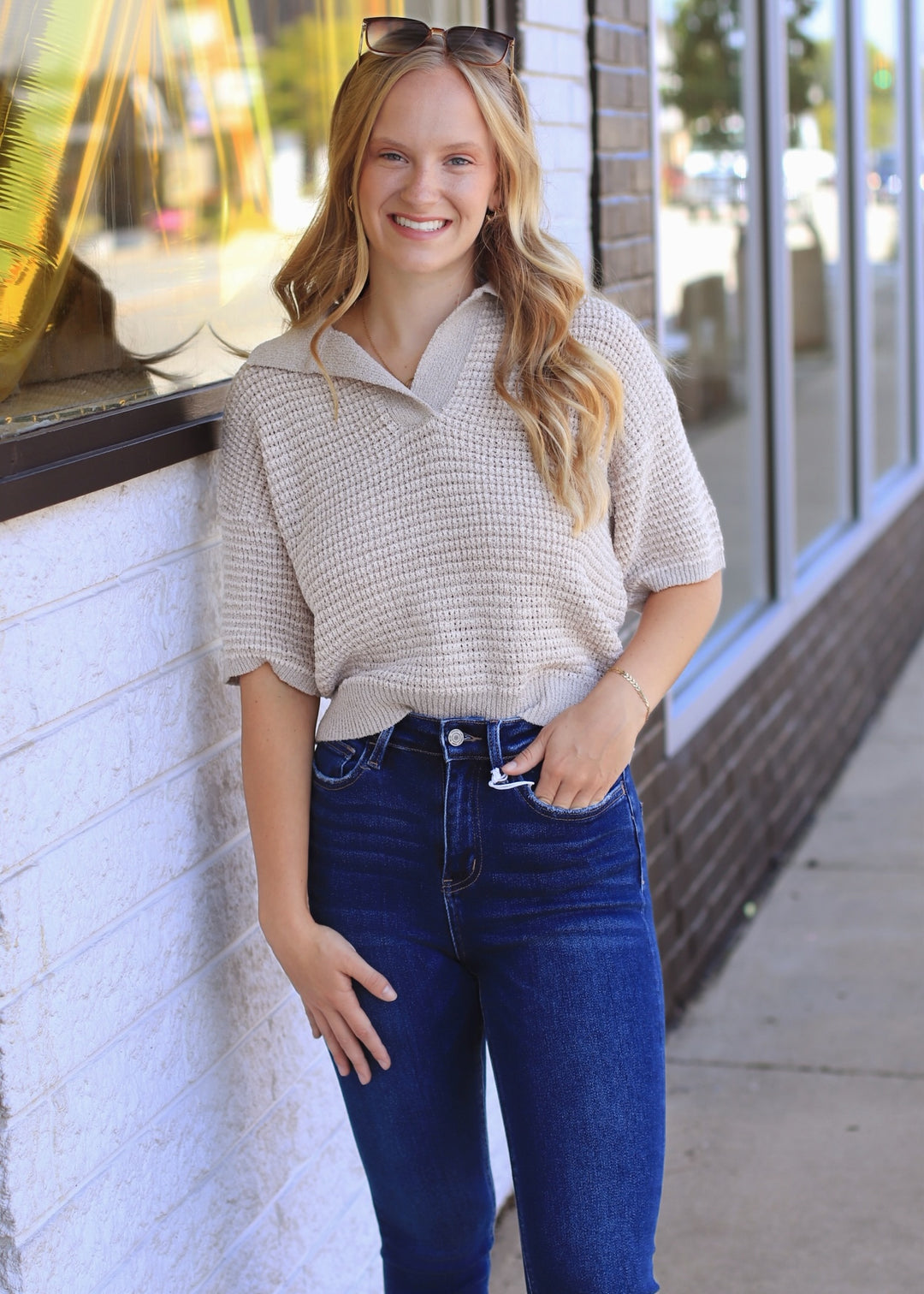 The Biscotti Knit Top