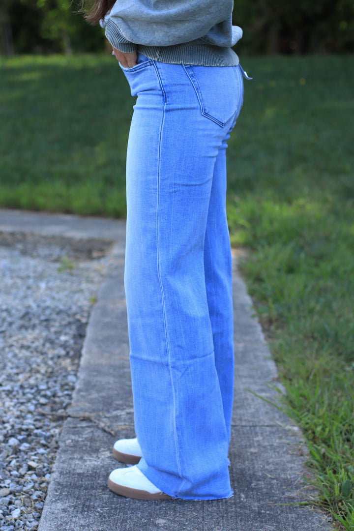 Work Song Super High Rise Wide Leg Denim