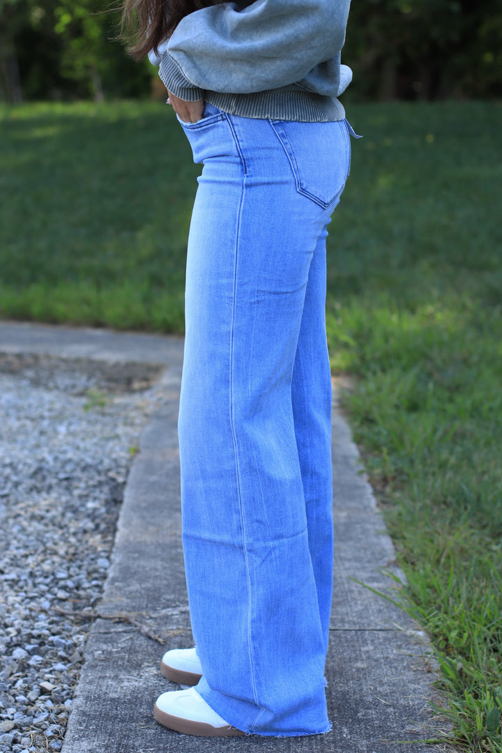 Work Song Super High Rise Wide Leg Denim