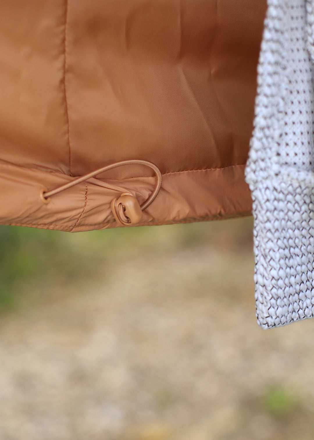 Northbound Longline Vest in Golden Camel