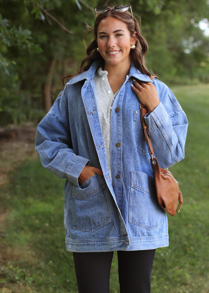 Golden Hour Denim Jacket