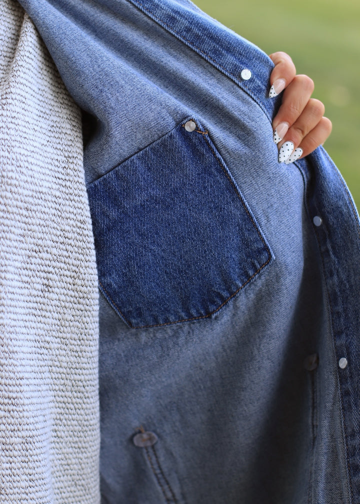 Golden Hour Denim Jacket