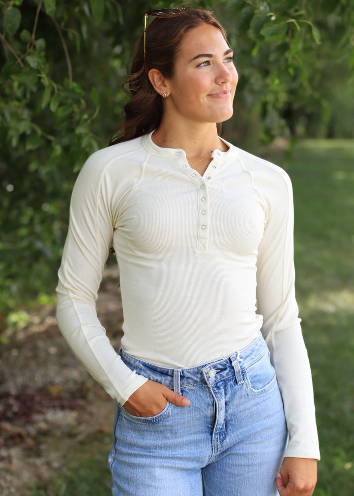 The Snap & Go Ribbed Top