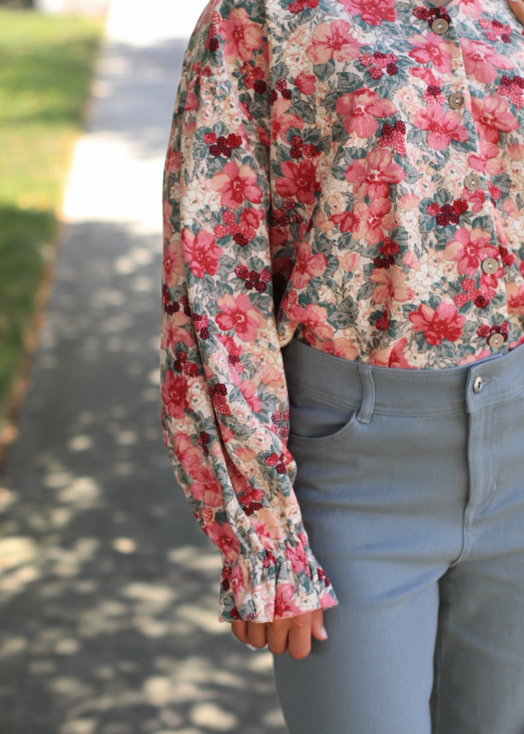 The Rosewood Corduroy Top