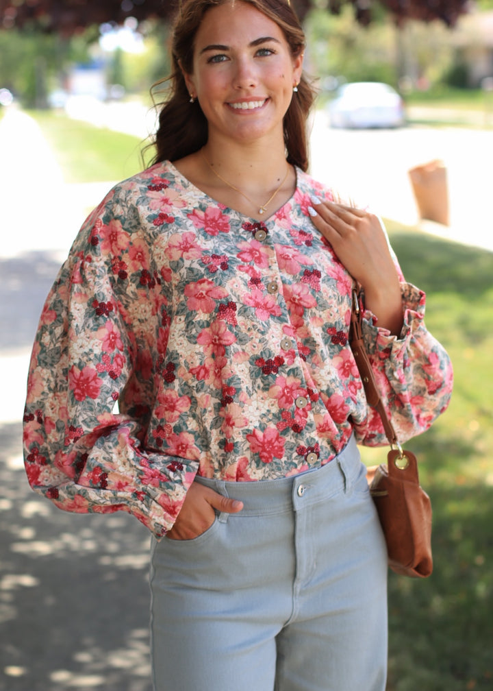 The Rosewood Corduroy Top