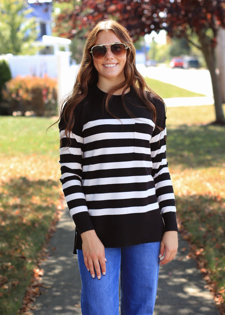 Shadowline Striped Sweater