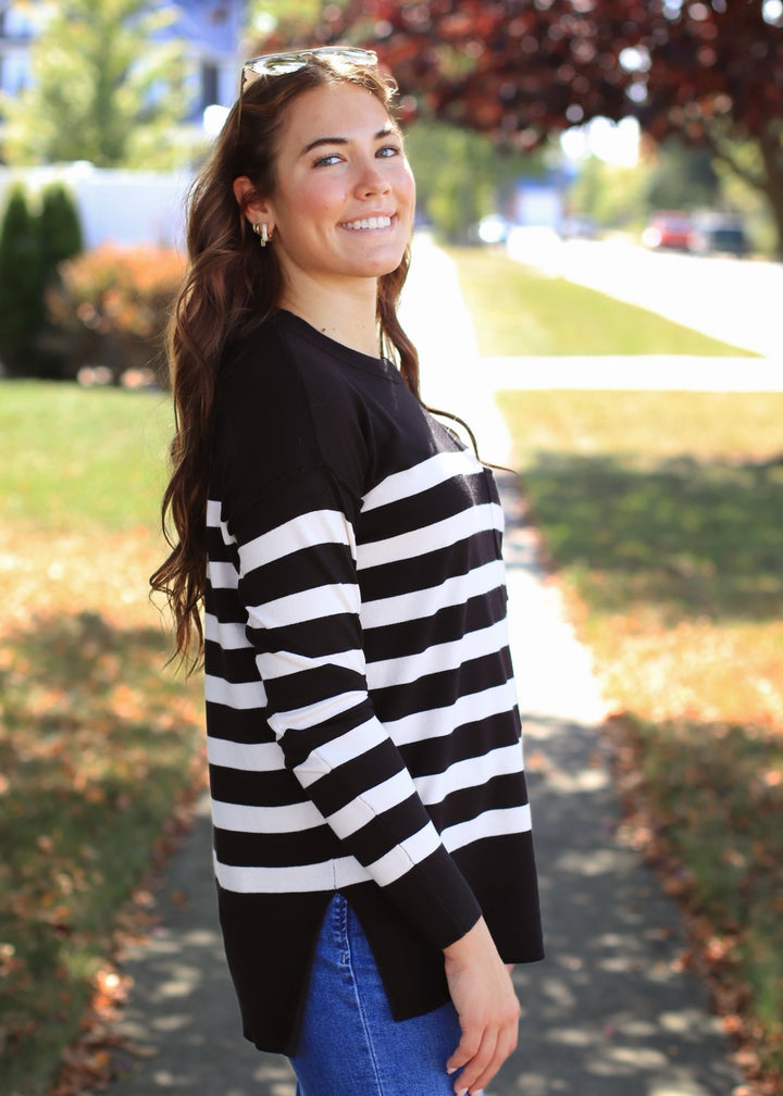 Shadowline Striped Sweater