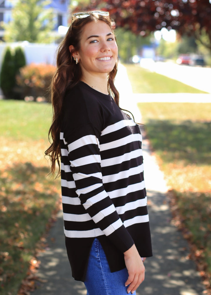Shadowline Striped Sweater