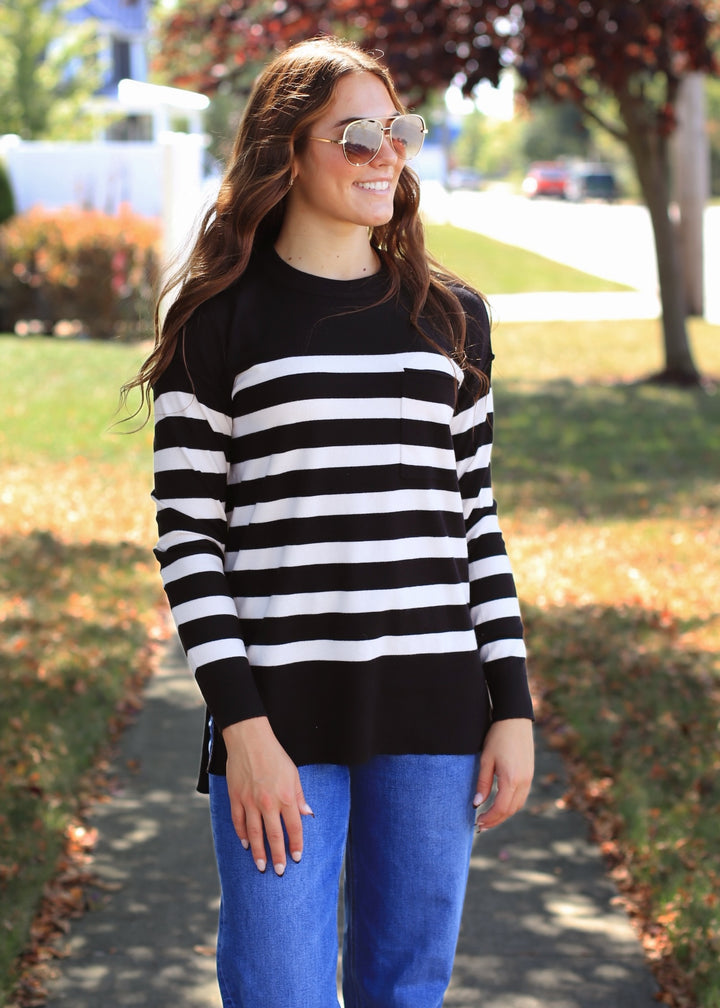 Shadowline Striped Sweater