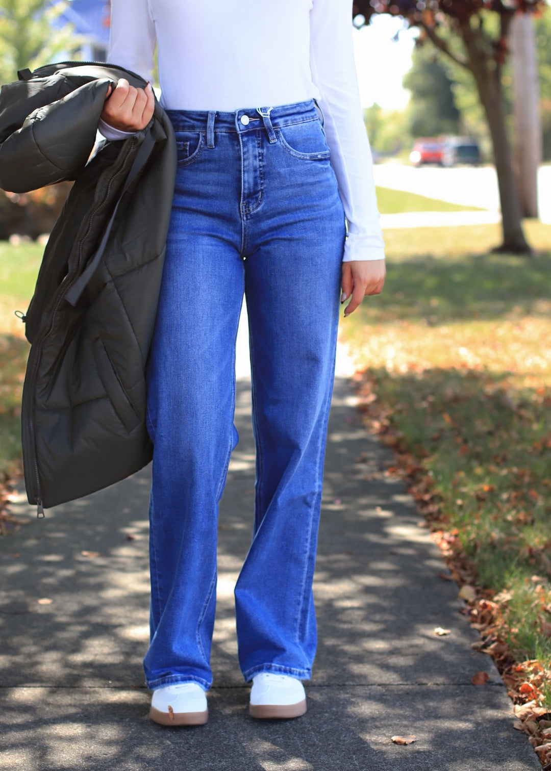 The Nicest Super High Rise Wide Jean