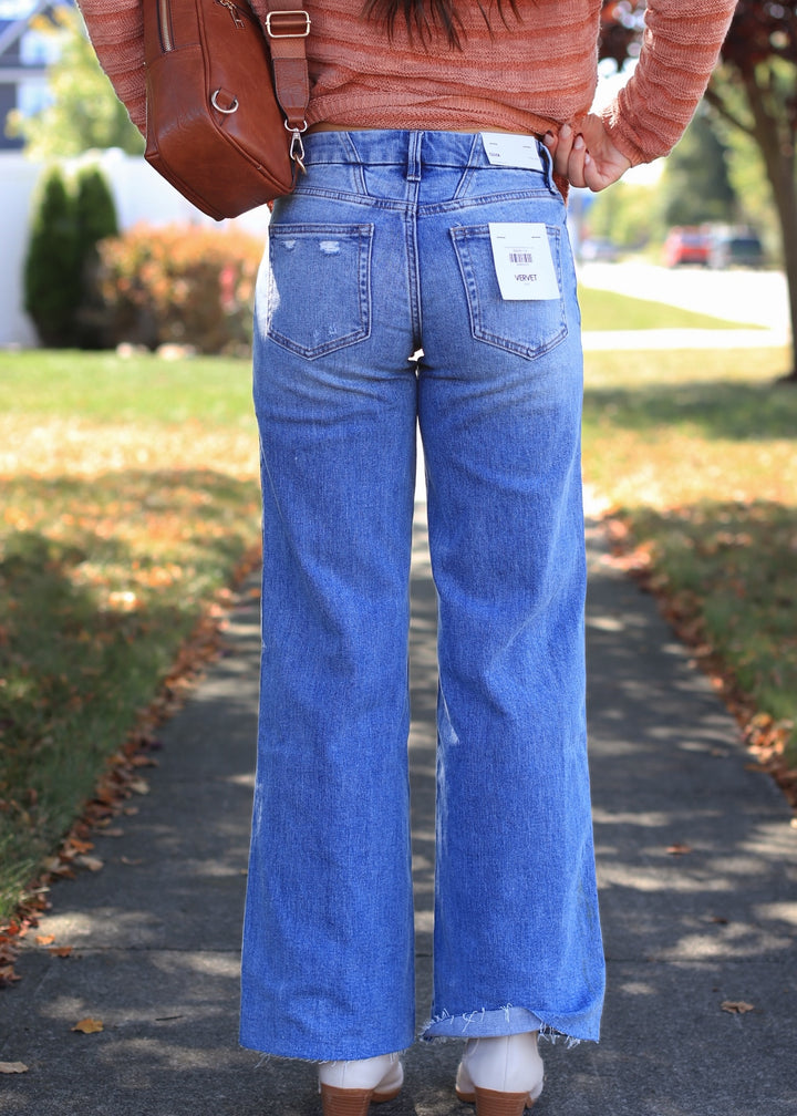 The Workshop Mid-Rise Wide Denim Jean- VOUCHSAFE