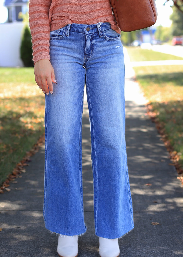 The Workshop Mid-Rise Wide Denim Jean- VOUCHSAFE