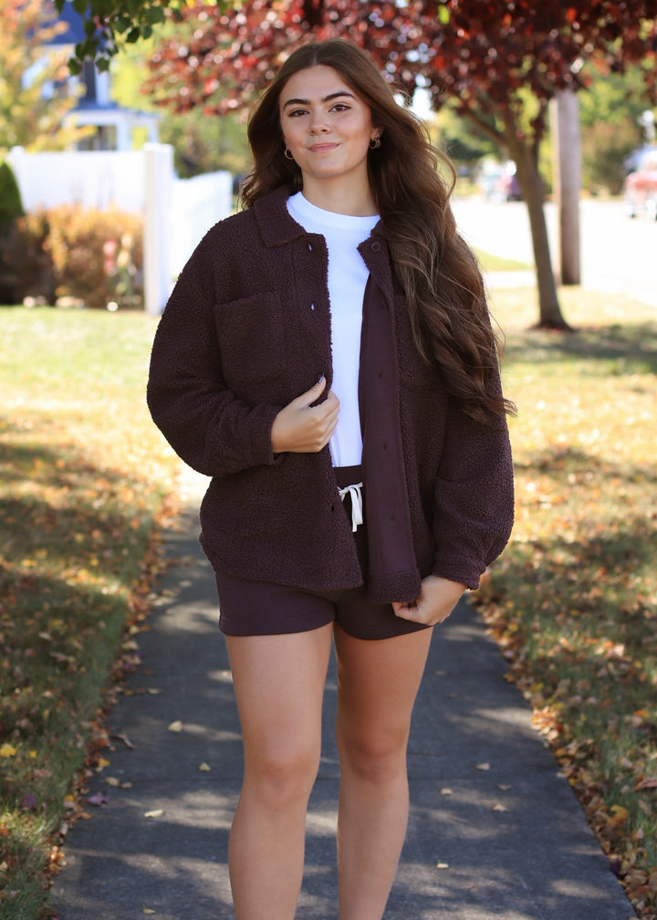 Billow Shorts in Espresso