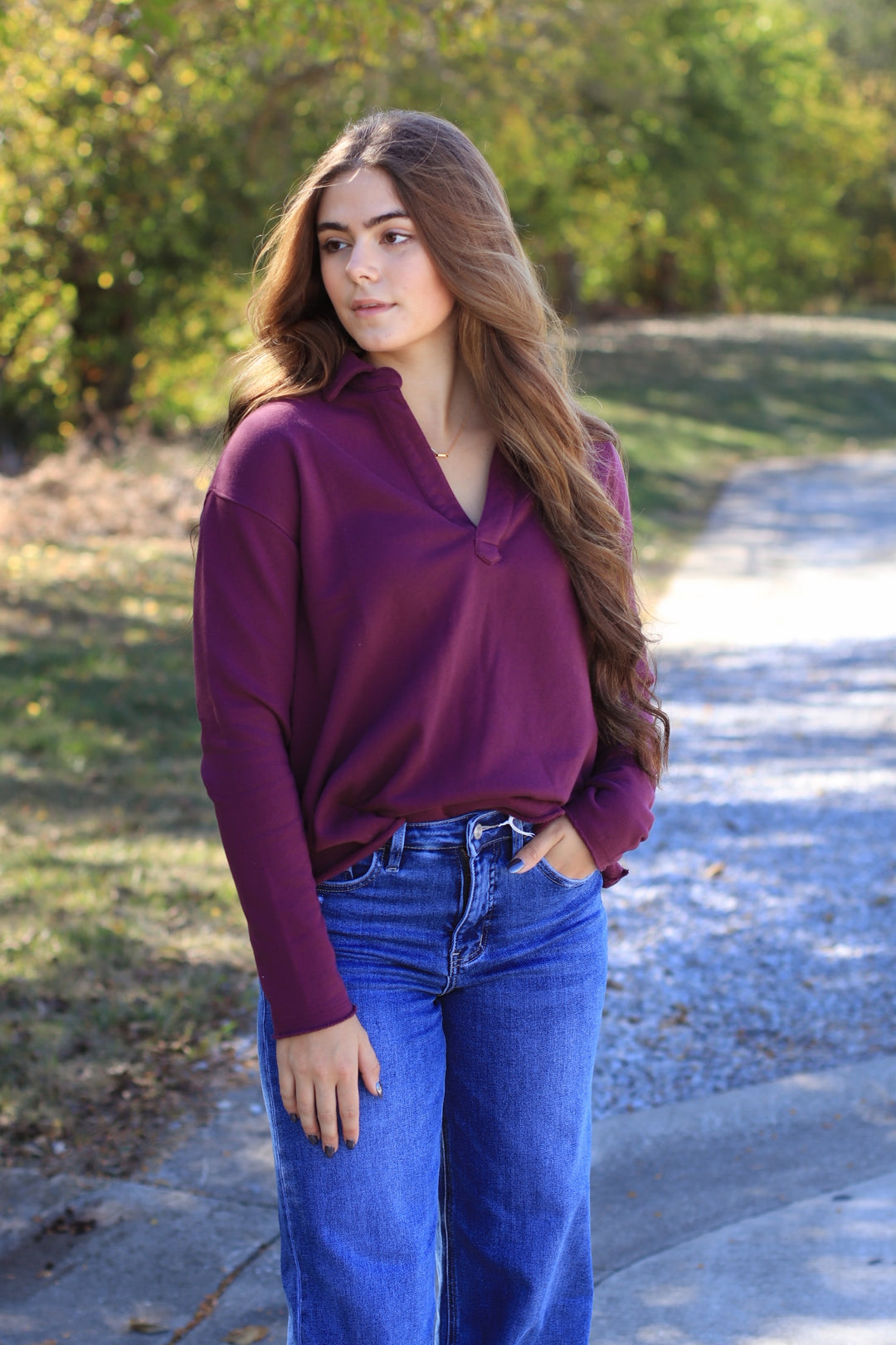 Malibu Vintage Henley Top