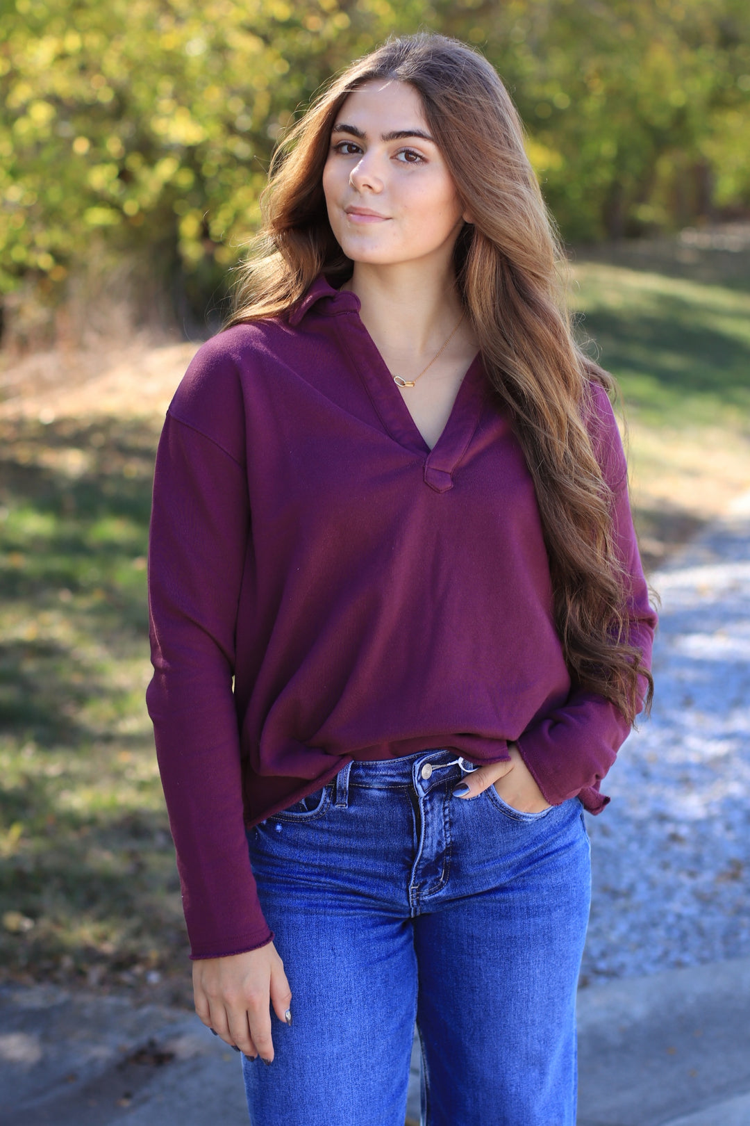 Malibu Vintage Henley Top