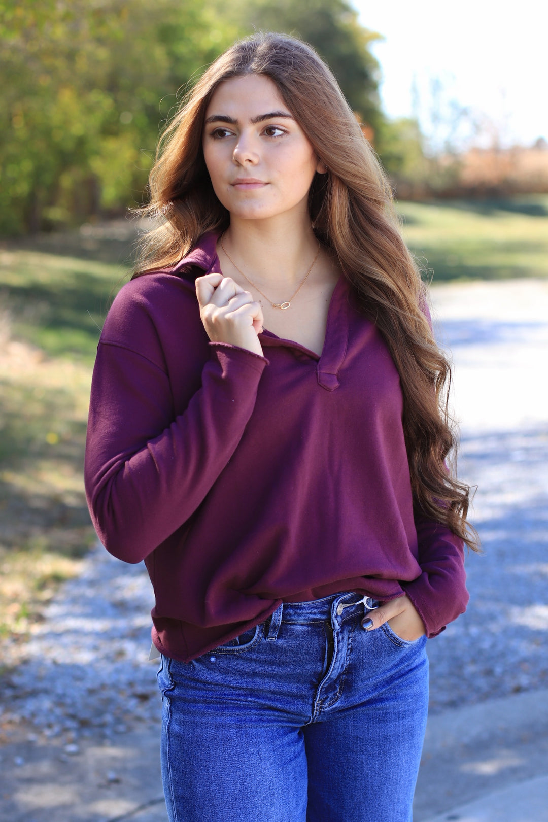 Malibu Vintage Henley Top