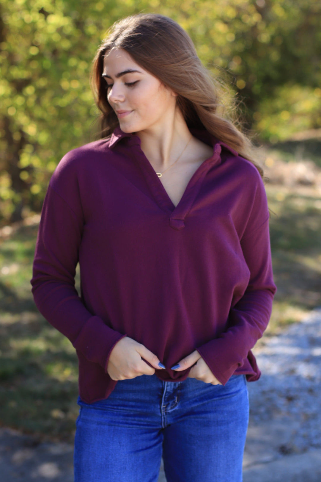 Malibu Vintage Henley Top