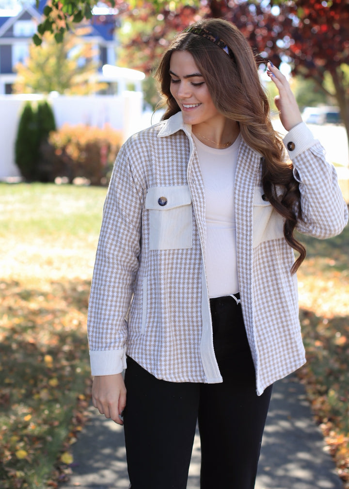 The Crossfield Check Shacket