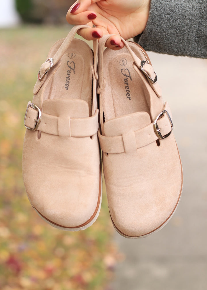 Slingback Clogs in Sand