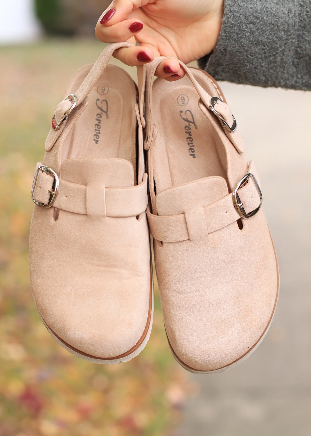 Slingback Clogs in Sand