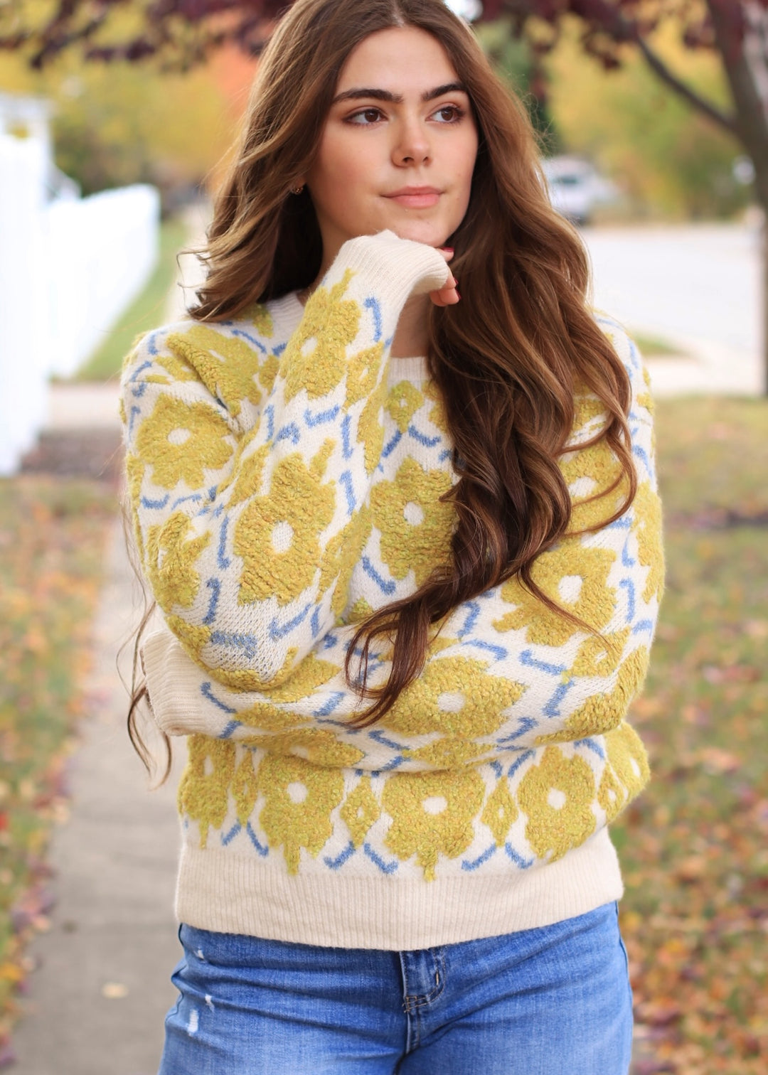 Golden Garden Sweater