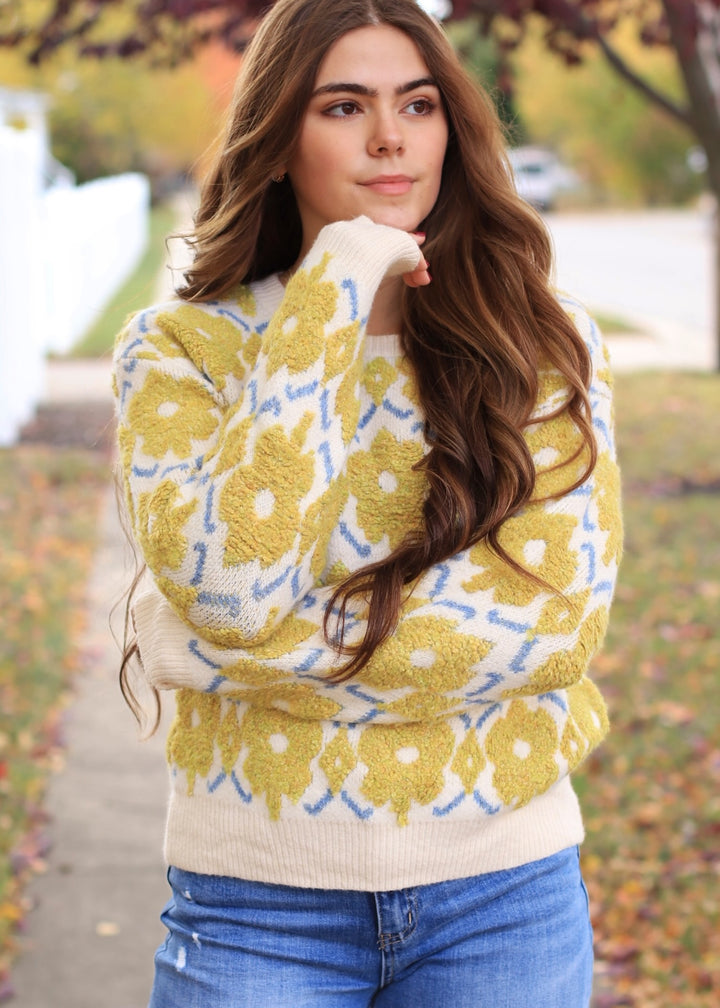 Golden Garden Sweater