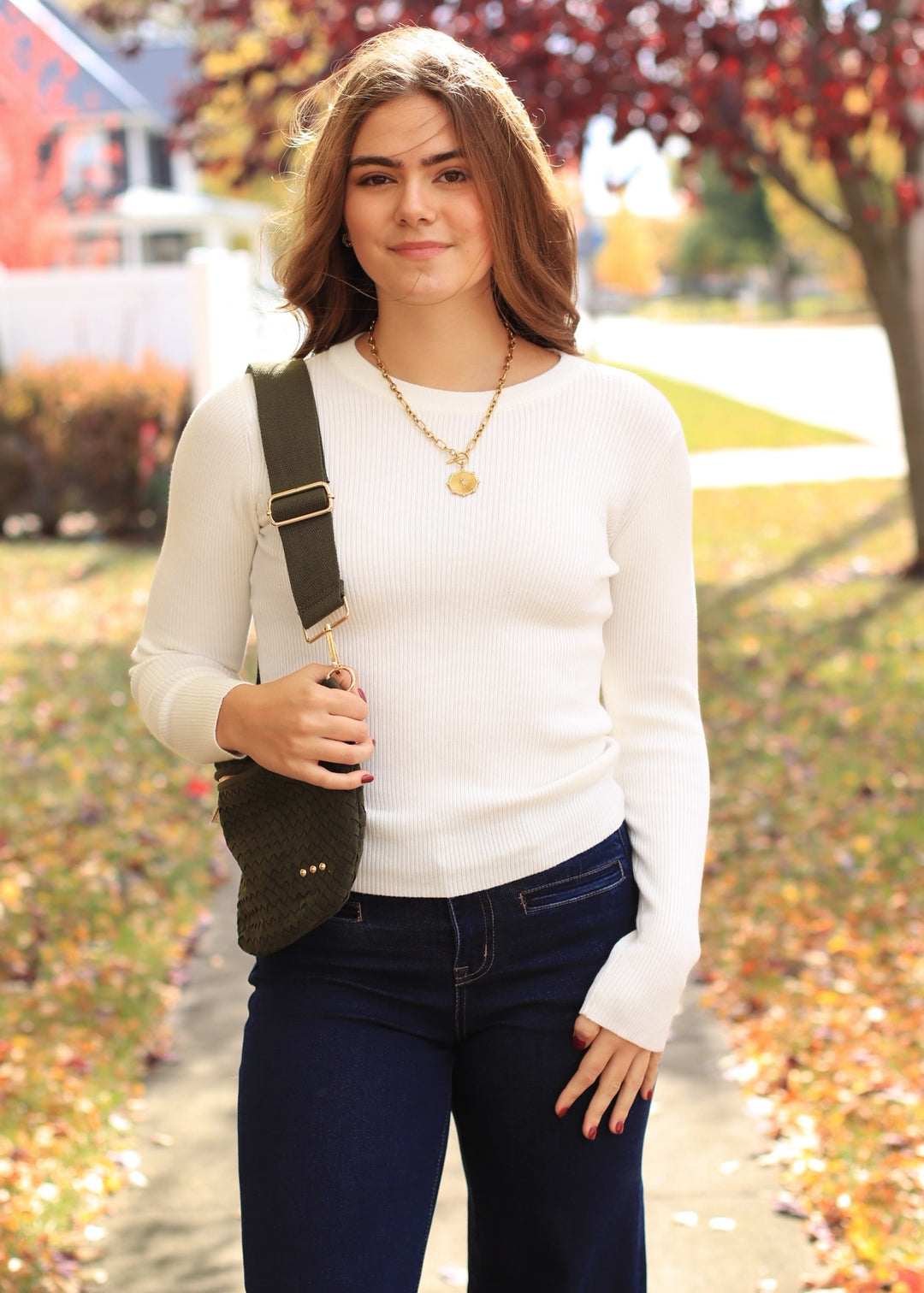 The Ella Sweater in Ivory