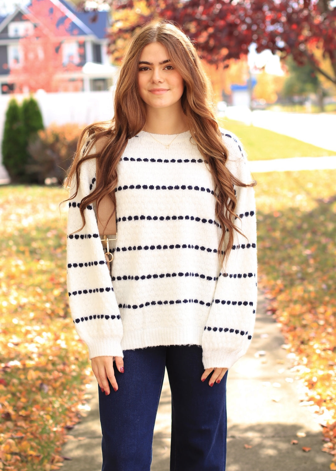 Noir & Navy Knit Sweater