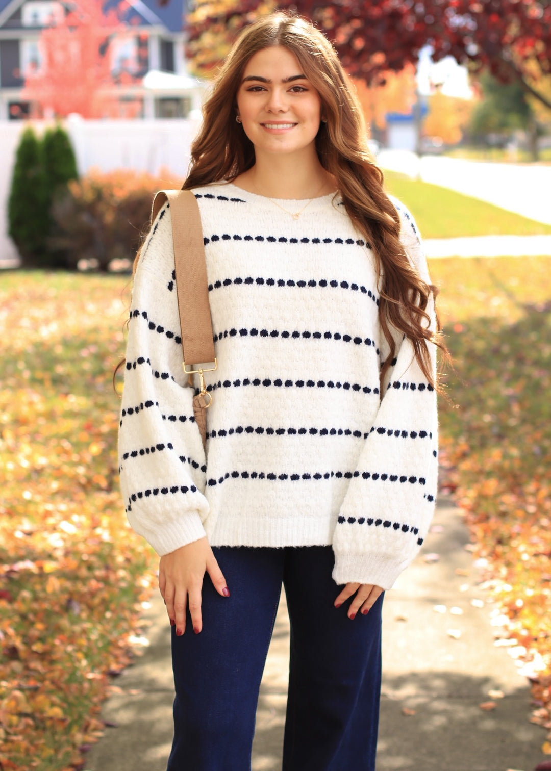 Noir & Navy Knit Sweater