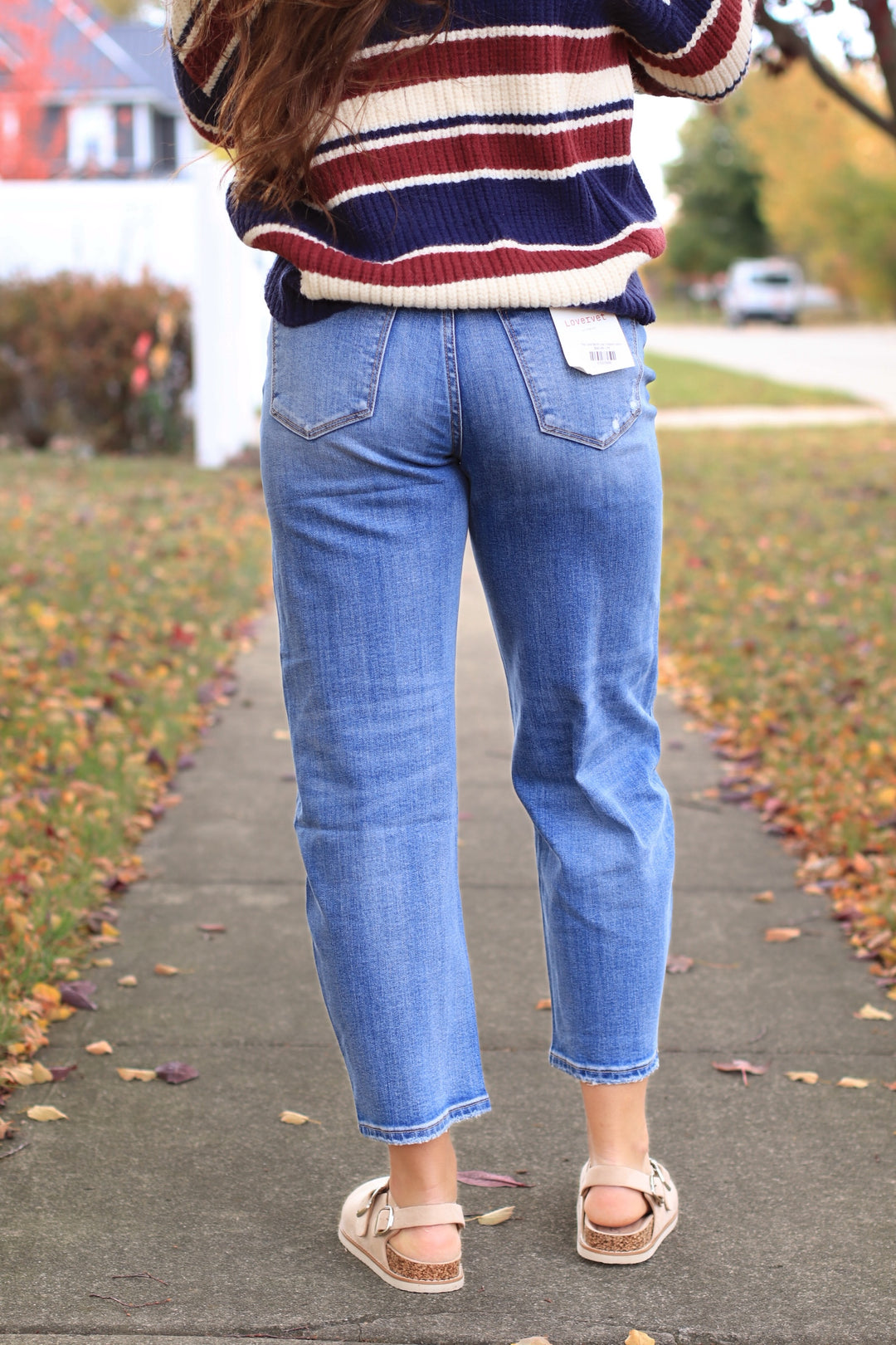 The Luna Barrel Leg Cropped Jeans