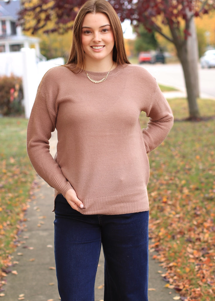 The Blake Pullover in Coco
