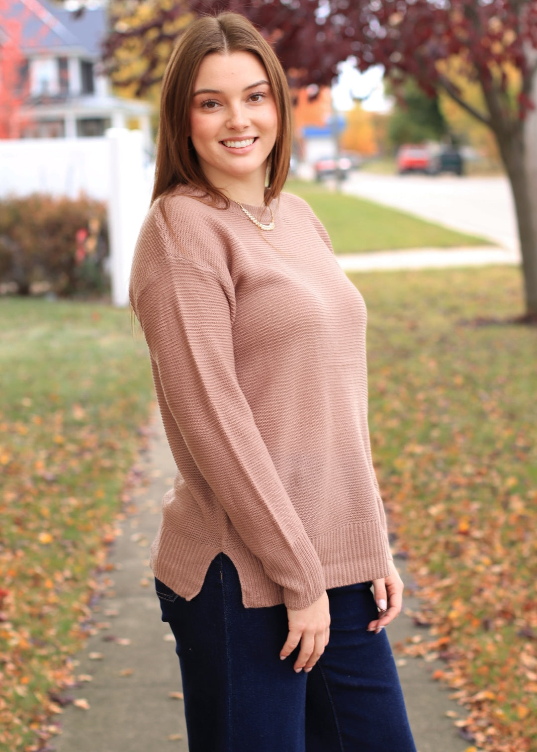 The Blake Pullover in Coco