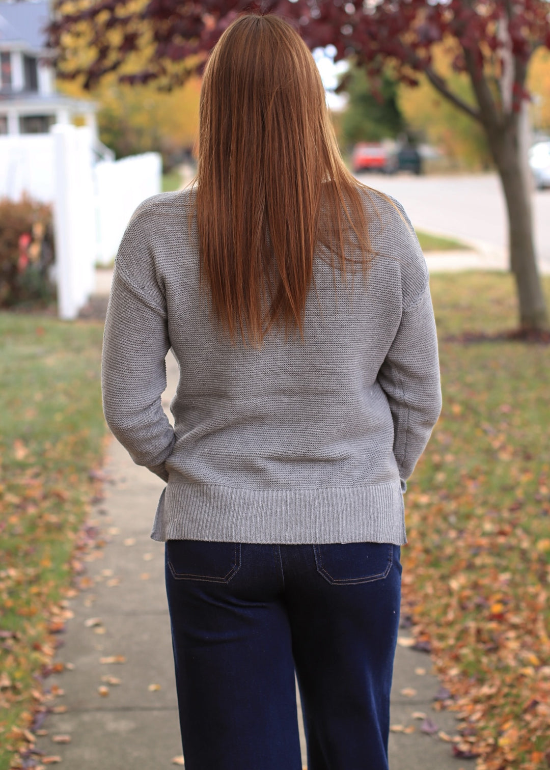 The Blake Pullover in Heather Charcoal