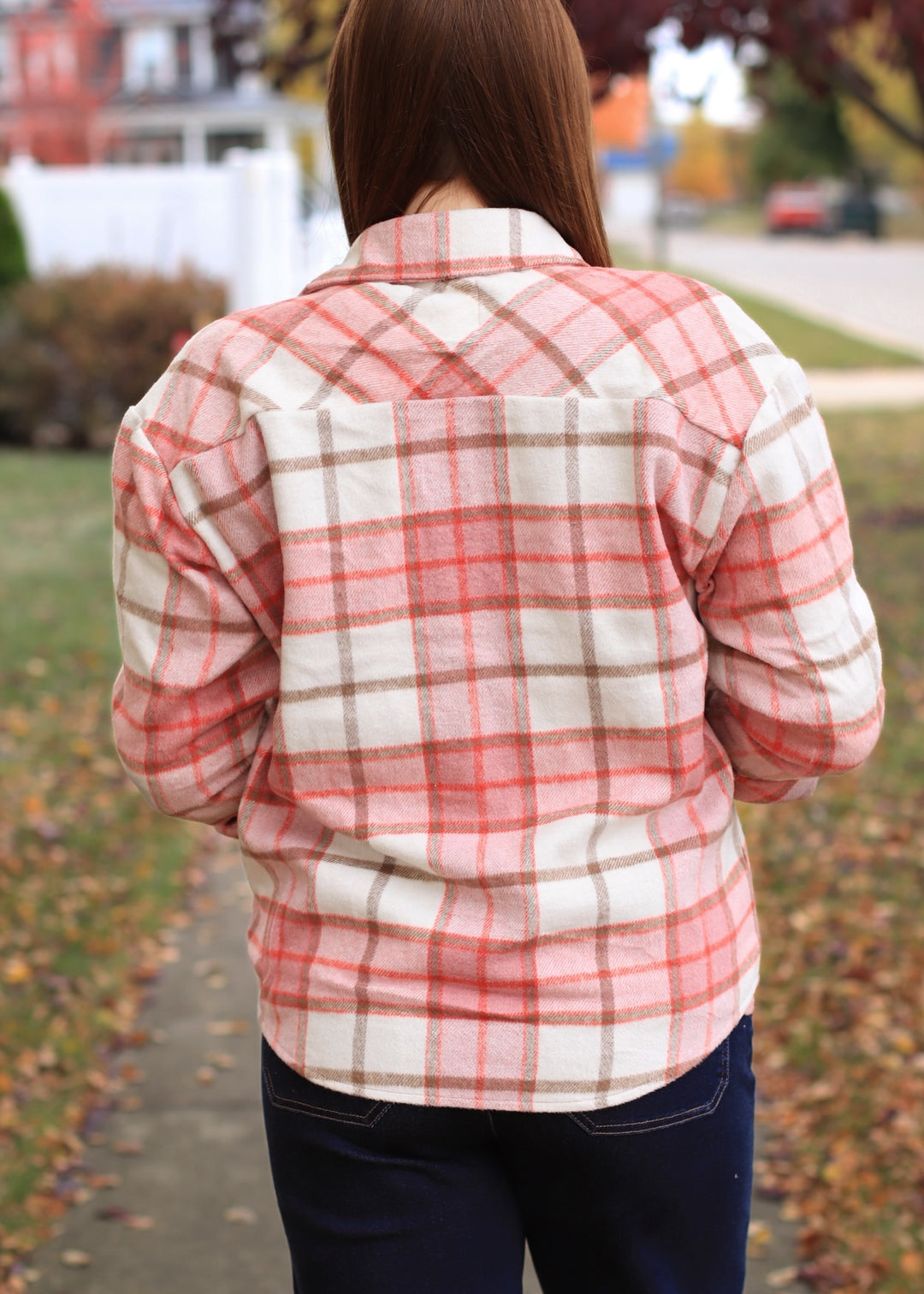 DOORBUSTER The Maple Lane Shacket 🍂 Pink/Khaki