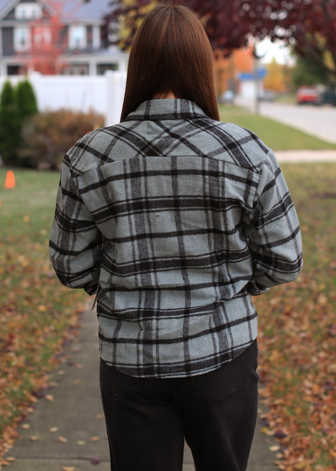 DOORBUSTER The Maple Lane Shacket 🍂 Dusty Green/Black