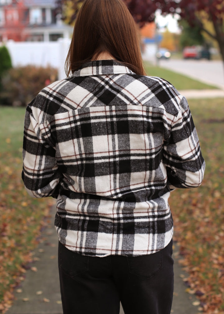 DOORBUSTER The Maple Lane Shacket 🍂 Black/Brown