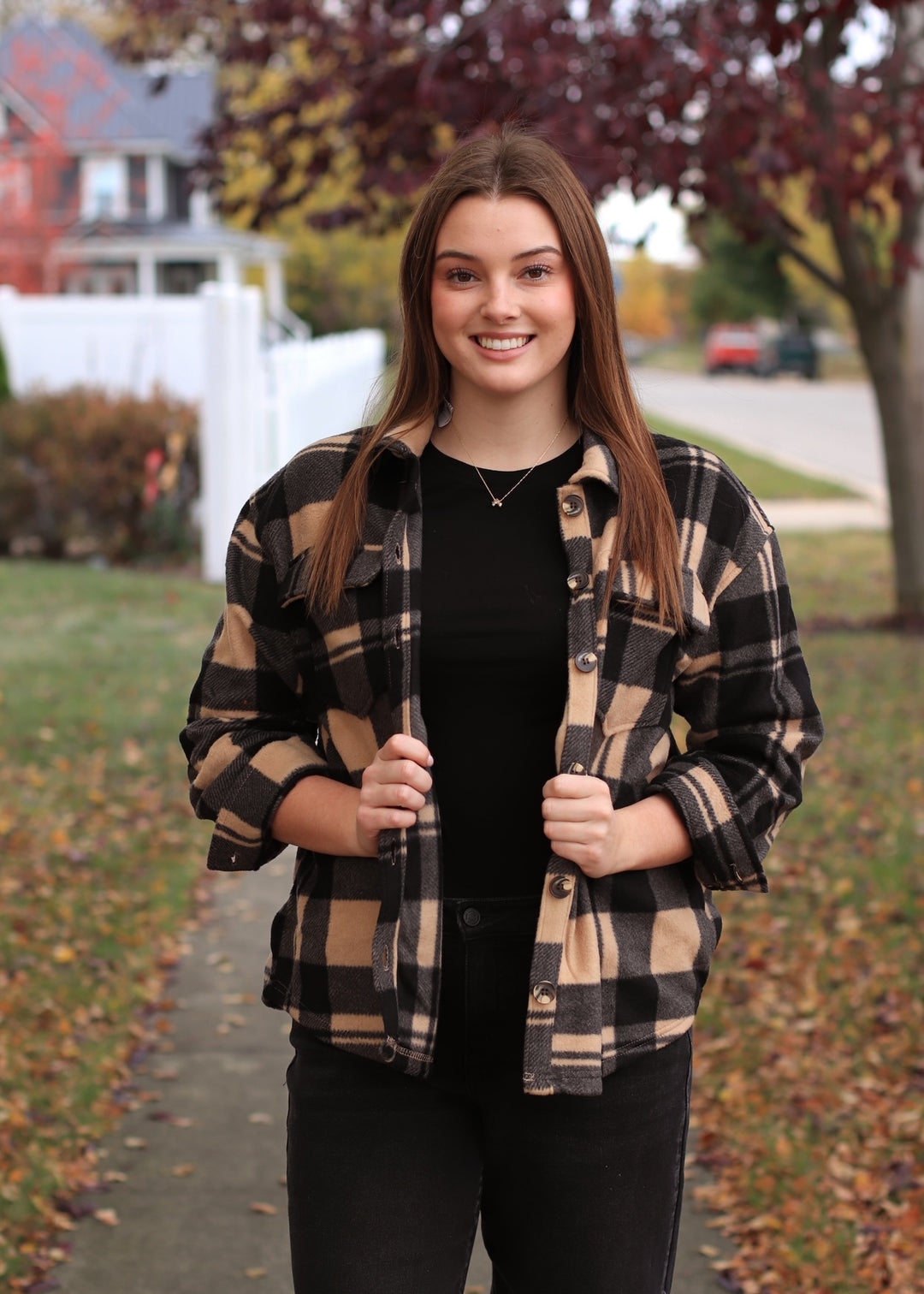 DOORBUSTER The Winterwood Shacket in Taupe