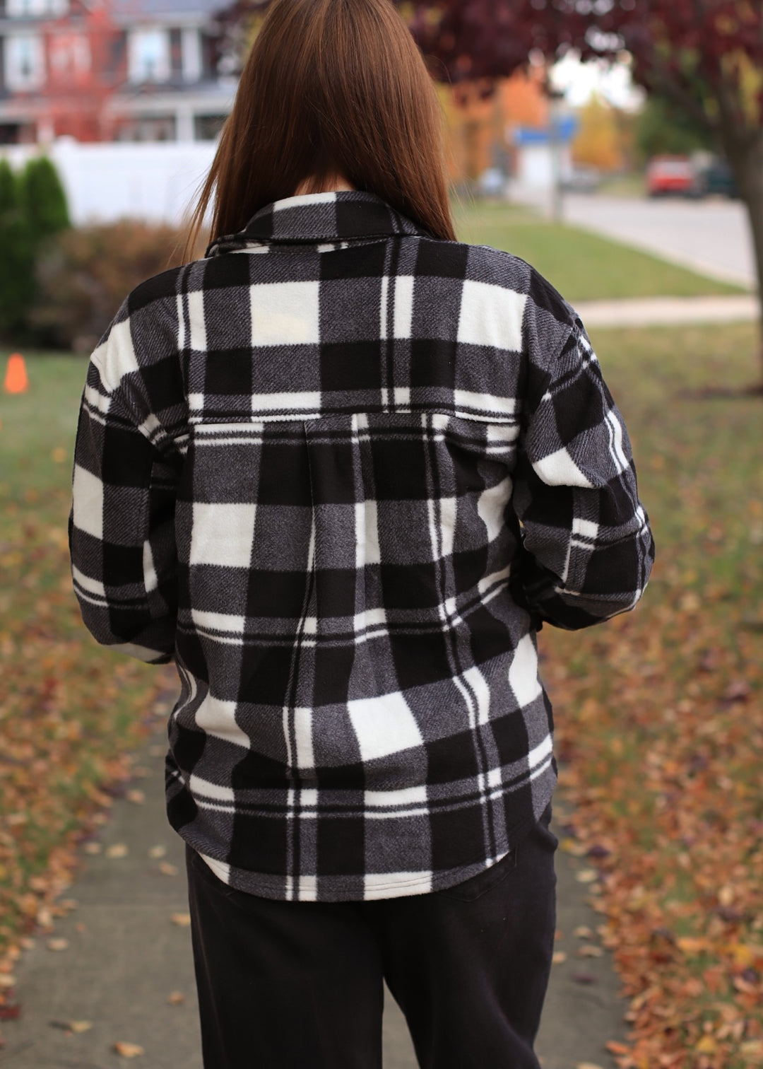 DOORBUSTER The Winterwood Shacket in Black