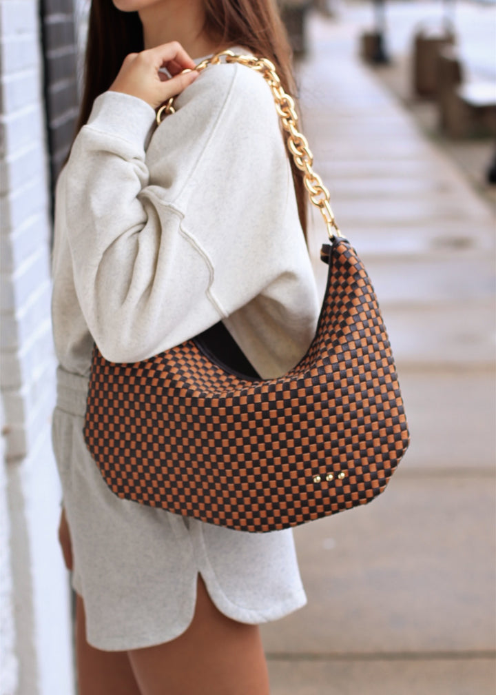 Sienna Slouchy Woven Shoulder Bag
