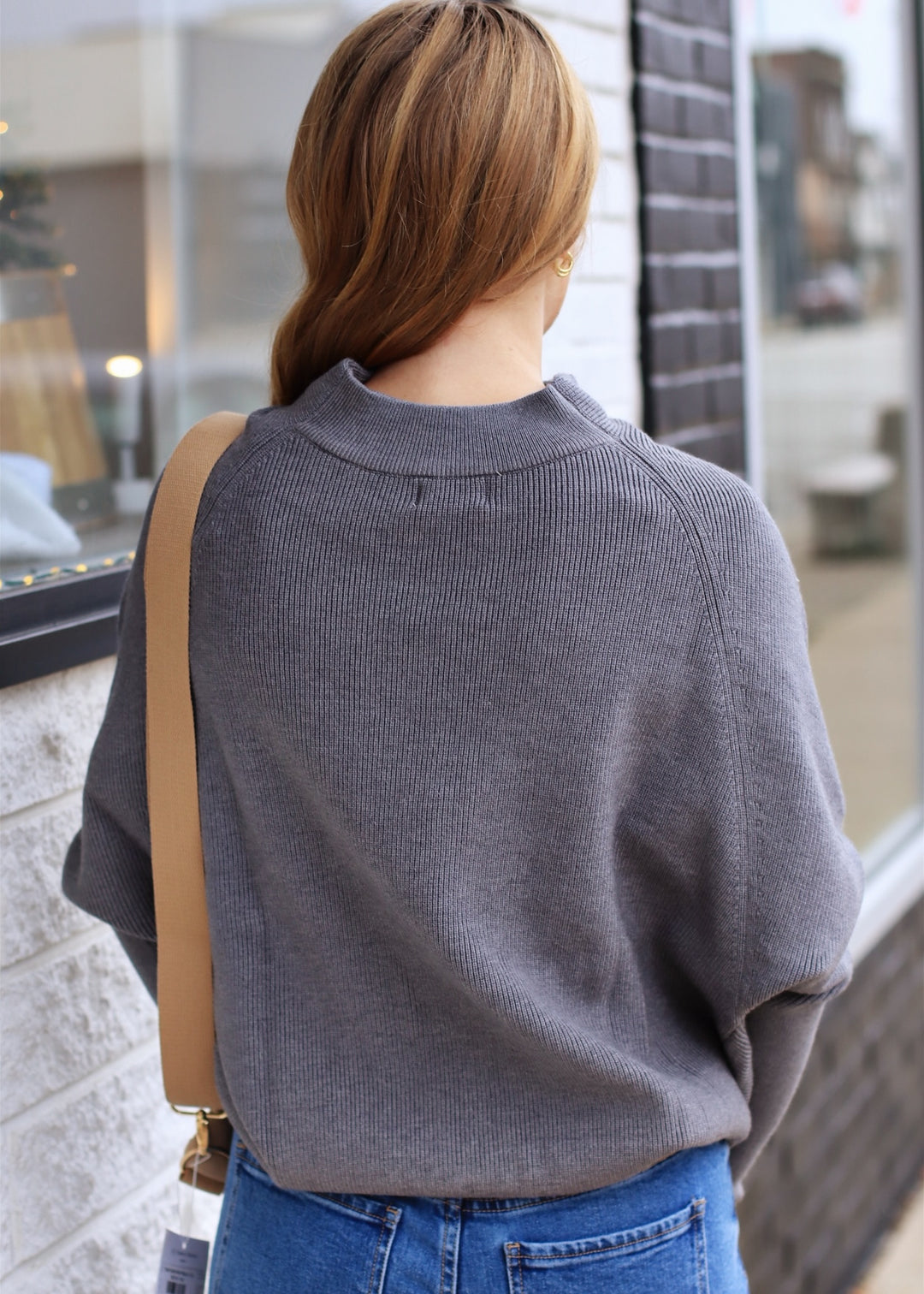 The Somerset Funnel Knit Sweater